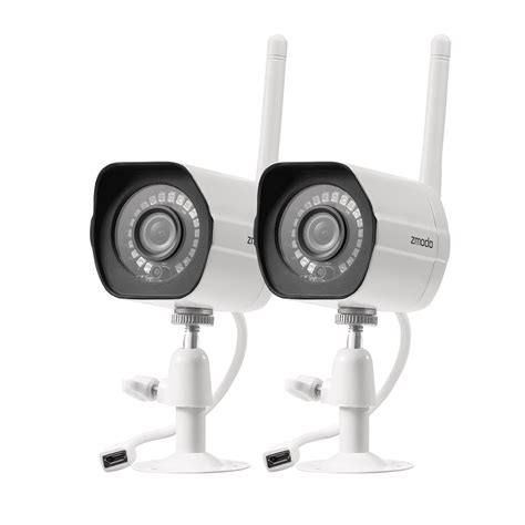 Zmodo 1080p Full HD Outdoor Wireless Security Camera System, 2 Pack ...