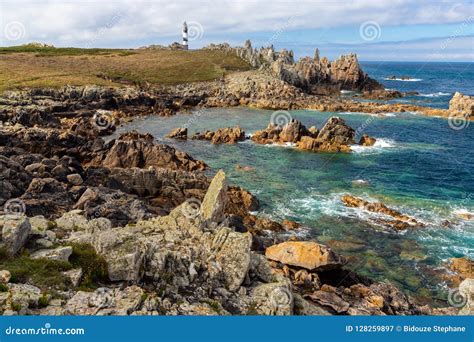 Ushant Island Sharp Coastline Stock Image - Image of tourism, creach: 128259897