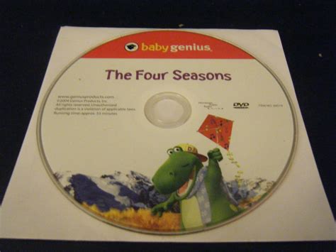 Baby Genius - The Four Seasons (DVD, 2004) - Disc Only!!!