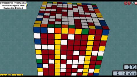 11x11x11 Rubik's cube solve - YouTube