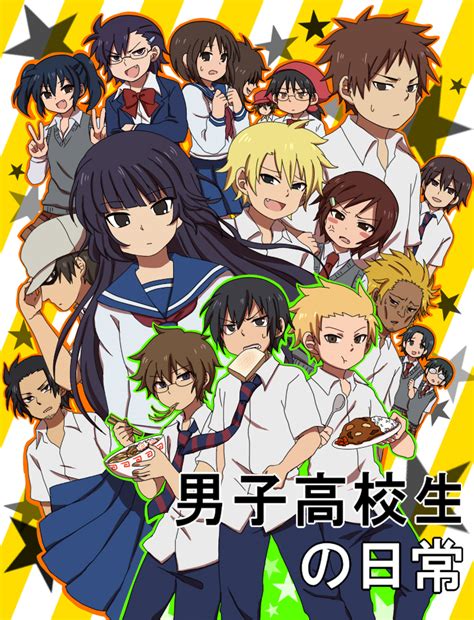 La Ciudad De La Furia: Reseña Anime: Danshi Koukousei No Nichijou