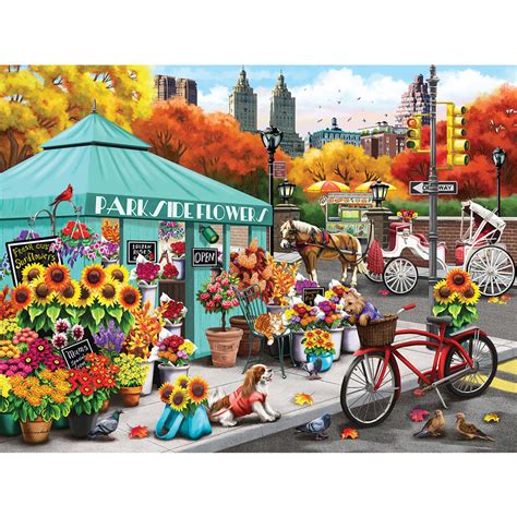 Buy Parkside Flowers 300 Large Piece Jigsaw Puzzle at Bits And Pieces