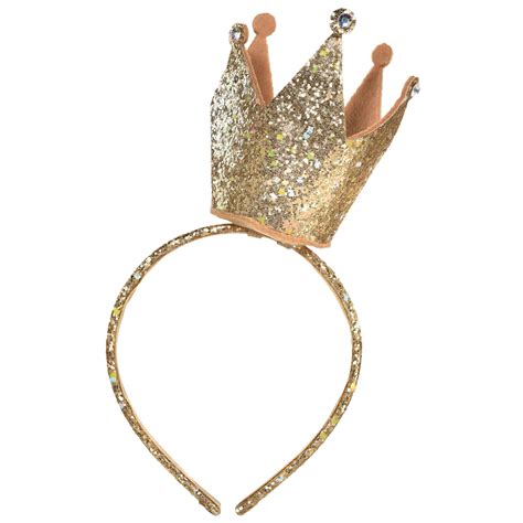 Gold Birthday Crown Headband – Cool Kat Party!