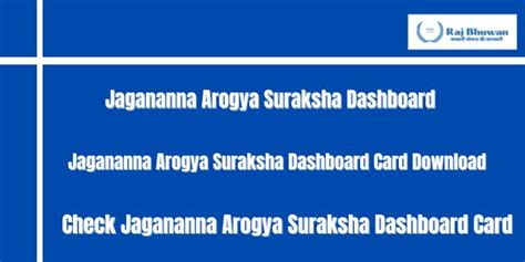 Jagananna Arogya Suraksha Dashboard Card Download