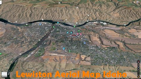 Lewiston, Idaho Map