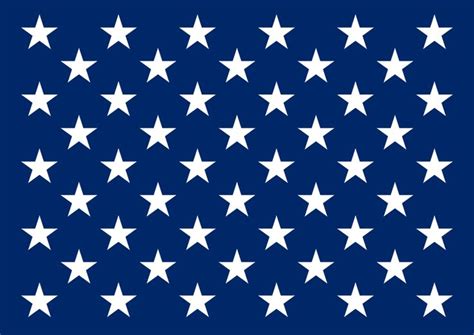 The Former Naval Jack: a blue field with 50 white stars; continues to remain in use with vessels ...