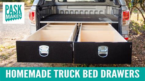 Homemade Truck Bed Drawers - YouTube