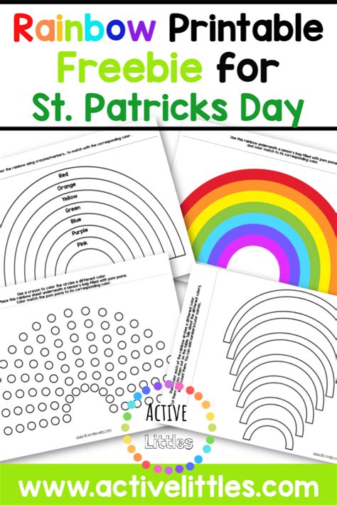 Rainbow Printable Free Worksheet for Kids - Active Littles