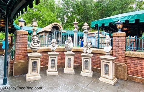 PHOTOS: The Haunted Mansion Graveyard in Disney World Was OPEN Today! | the disney food blog