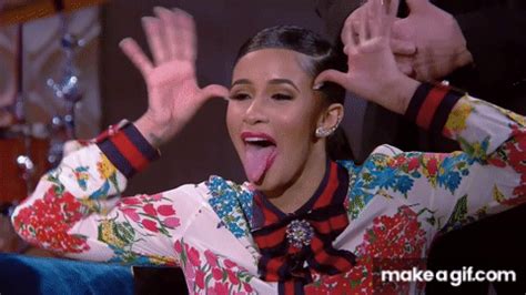 Cardi B Mocking on Make a GIF