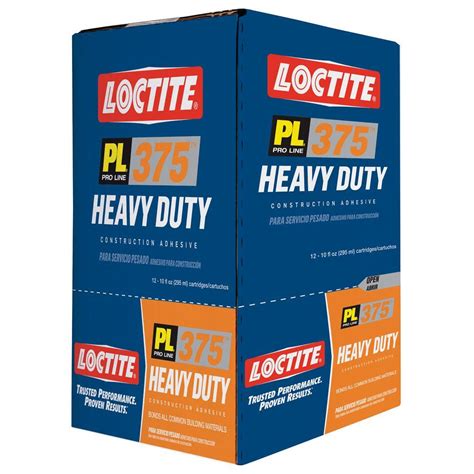 Loctite PL 375 10 fl. oz. Heavy Duty Construction Adhesive (12-Pack ...