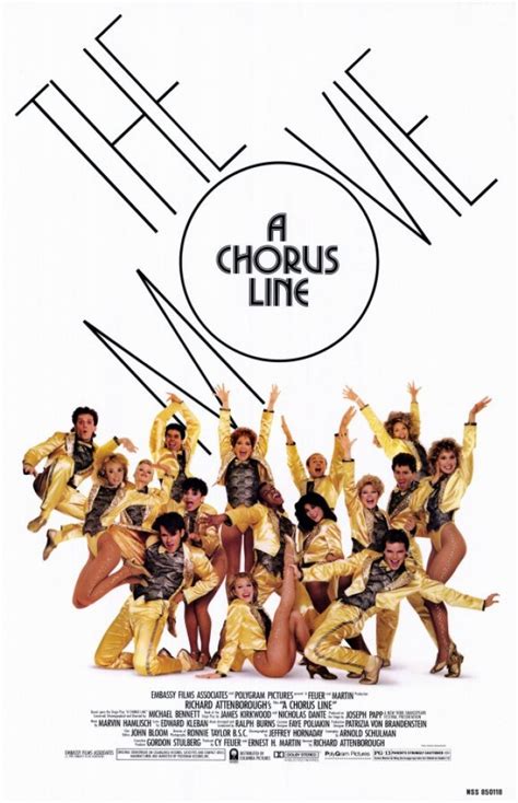 Chorus Line The Movie poster - Toop Studio - Graphic Design Brighton