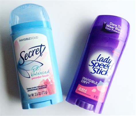 Lady Speed Stick and Secret Deodorant - Beautybyfrieda