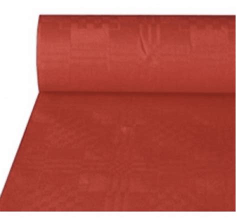 Bright Red Disposable Banqueting Roll Table Cover / 25m x 1.2m - Party Experts