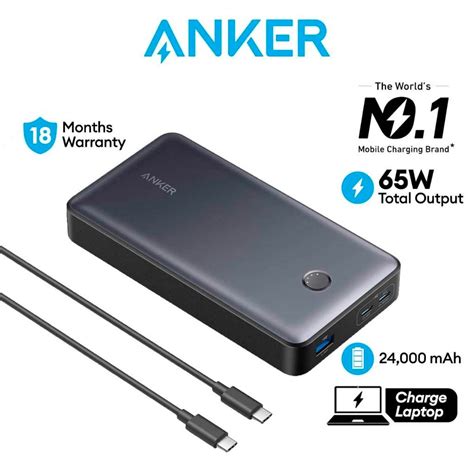 Anker Powerbank Fast Charging PowerCore 537 65W USB C Power Bank ...