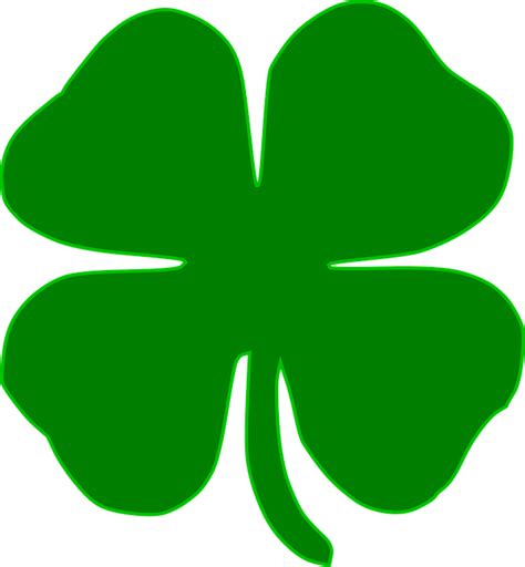 Shamrock Clover Irish Four · Free vector graphic on Pixabay