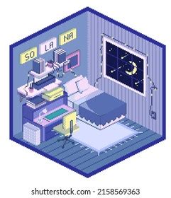 3,055 Pixel Art Room Images, Stock Photos & Vectors | Shutterstock