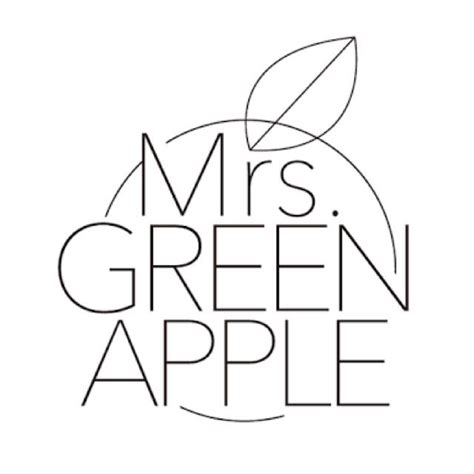 Mrs.GREEN APPLE ロゴステッカーの通販 by k.shop｜ラクマ