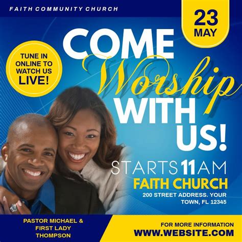 Pin on Church Event Flyer Templates