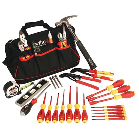 Wiha 30 Piece Insulated Journeyman Electrician Tool Set | The Home Depot Canada