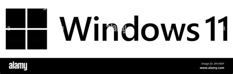 Windows 11 logo in black color. Design can use for web and mobile app ...