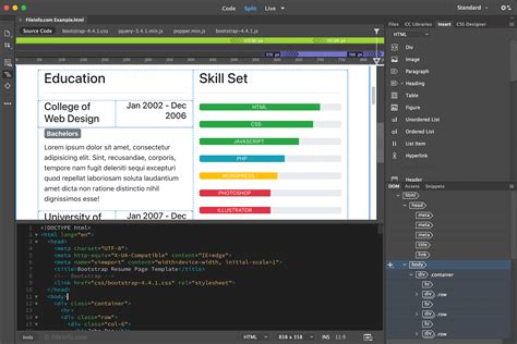 Adobe Dreamweaver 2021 - Supported File Formats