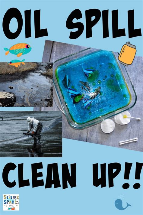 Test out different techniques for clearing up an oil spill. Great science activity for learning ...
