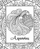 Free Printable Zodiac Sign Adult Coloring Pages 12 Sun Signs  sketch template