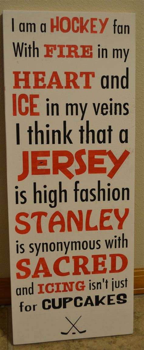 hockey signs sports fan signs hockey fan signs by DesignsOnSigns3, $35.00 | Hockey fans, Hockey ...