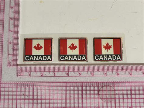 Canada Flag Stickers (set of 3) - Baloo's Badge Bin