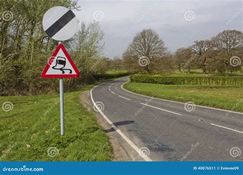 English Country Road Signs stock image. Image of calm - 40076511