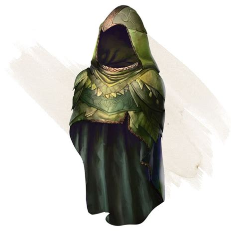 Cape elfique - Objet magique » Donjons & Dragons - D&D 5e | Cloak, Magic clothes, Armor clothing