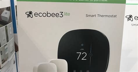 ecobee3 lite Smart Thermostat with 2 Room Sensors | Costco Weekender