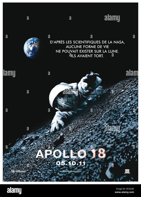 APOLLO 18, French poster art, 2011. ©Weinstein Company/Courtesy Everett Collection Stock Photo ...