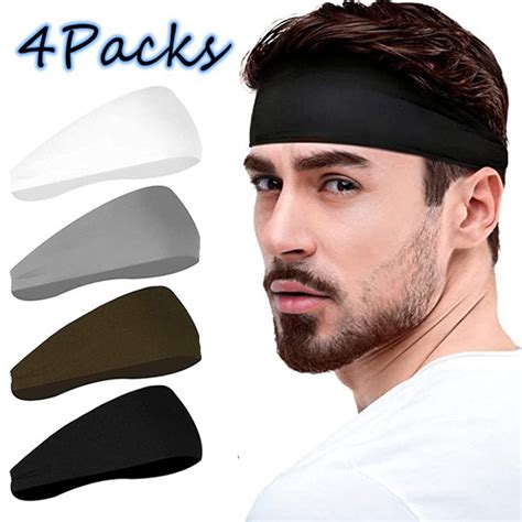 Mens Headbands Sports Headband for Men, Work Out Sweatband for Men ...