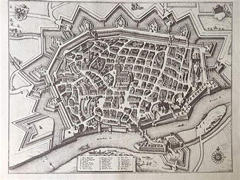 Ulm Germany Copperplate Engraving Matthäus Merian 1643 | Ulm germany, Historical maps, Ulm