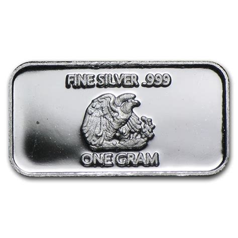 Buy 1 gram Silver Bar - Eagle | APMEX