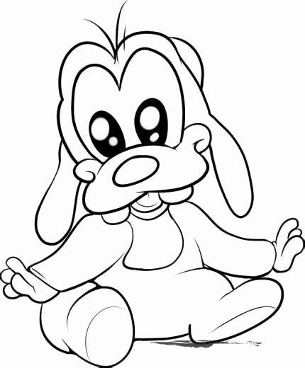 Baby Disney Characters Coloring Pages in 2020 (With images) | Baby cartoon drawing, Disney ...