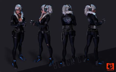 BlackCat Full Body | Black cat marvel, Black cat, Black cat outfit