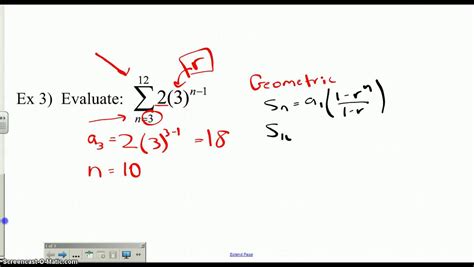 Algebra 2B Sigma Notation - YouTube