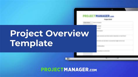 Project Overview Template - ProjectManager.com