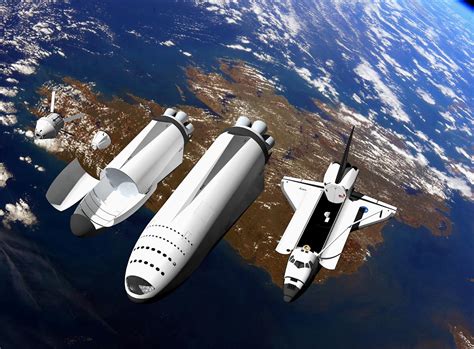 human Mars: SpaceX downscaled ITS spaceship comparison Spaceship Interior, Spaceship Art ...