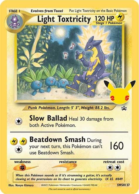 Light Toxtricity - SWSH137 - SWSH: Sword & Shield Promo Cards - Pokemon