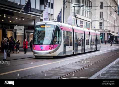 Birmingham Tram, Corporation Street Birmingham, UK Stock Photo - Alamy