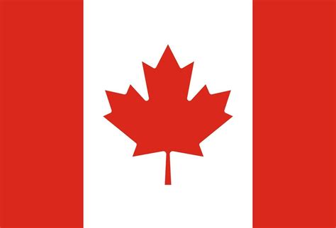 Ilustración de la bandera de Canadá 1218820 Vector en Vecteezy