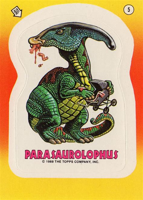 Pin by Jim Nauseum on Topps: Dinosaurs Attack! | Dinosaur, Cards, Trading cards