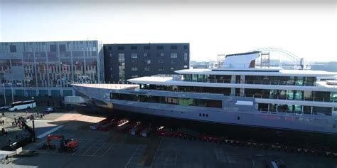 Steven Spielberg's new Dutch yacht (109 metres) almost complete