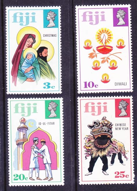 Fiji 337-40 MNH 1973 Various Types of Festivals Full Set Very Fine | Australia & Oceania - Fiji ...