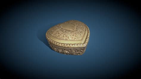 Gold Heart Box - Download Free 3D model by Horton [d818ca5] - Sketchfab