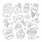 Doodle Cute Drawings Coloring Kawaii Easy Doddle Doodles Drawing Simple  sketch template